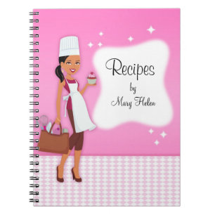 Kuchen-Dekor-Bäcker-Thema-Rezept Jounal Notizbuch Notizblock