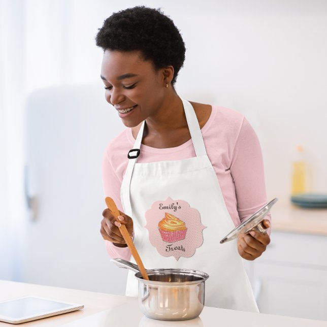 Kuchen-Diva-Rosa-Gewohnheits-Schürze Schürze (Von Creator hochgeladen)