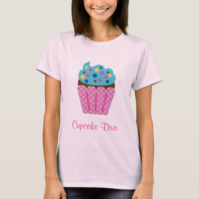 Kuchen-Diva-Shirt T-Shirt (Vorderseite)