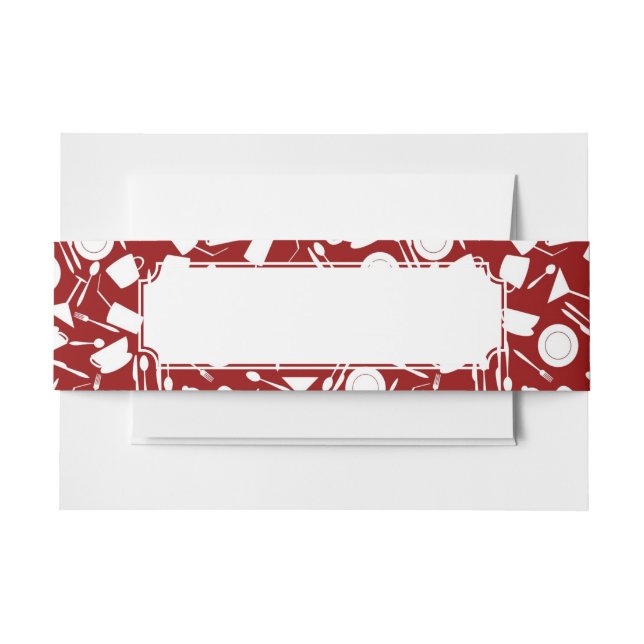 Küchen-Element-Muster Einladungsbanderole (Vorderseite Beispiel)