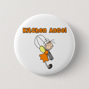 Küchen-Engel-Fee-Knopf Button