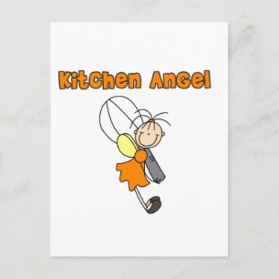 Küchen-Engel T-Shirts und Geschenke Postkarte