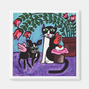 Kuchen-Engels-Freund-Magnet Magnet