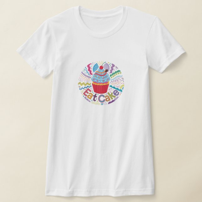 Kuchen essen T-Shirt (Ablage )