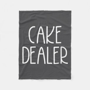 Kuchen für Frauen Er - Lustiger Foodie-Festtags-Bä Fleecedecke