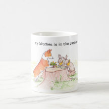 Küchen-Gärtner - Corgi und Häschen