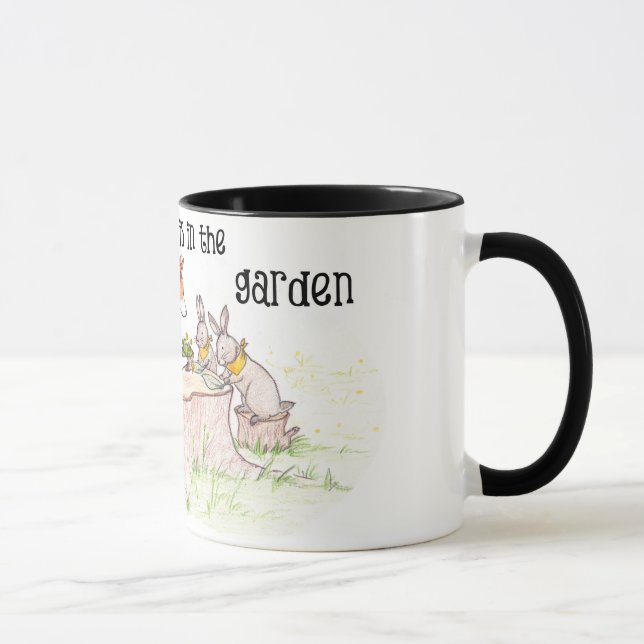 Küchen-Gärtner - Spaß-Schriftart Tasse (Rechts)
