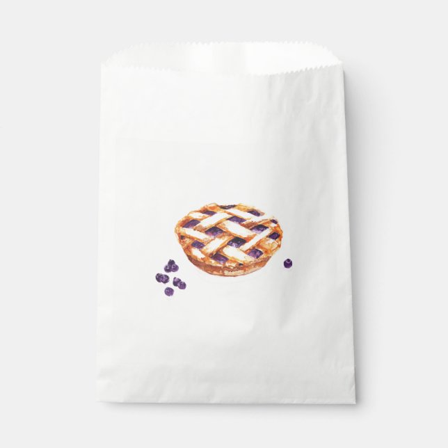 Kuchen Gefallen Party Tasche. Geschenktütchen (Vorderseite)