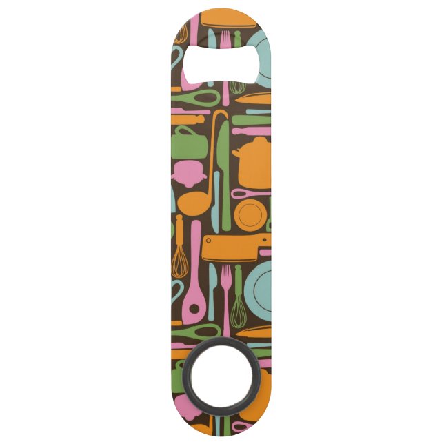 Küchen-Gerät-Muster 3 Speedflaschenöffner (Vorderseite)