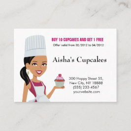 Kuchen-Geschäfts-Karte mit Version des Treuekarte