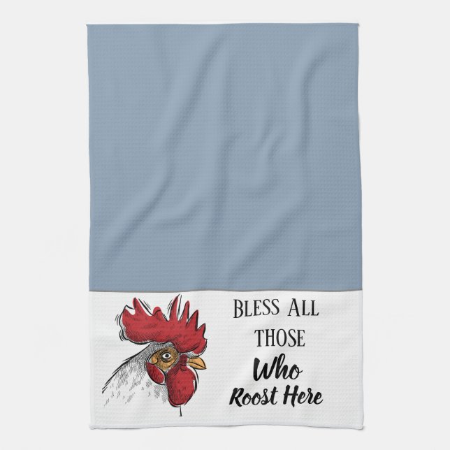 Küchen Handtuch Hühnchen Bless alle, die (Vertikal)