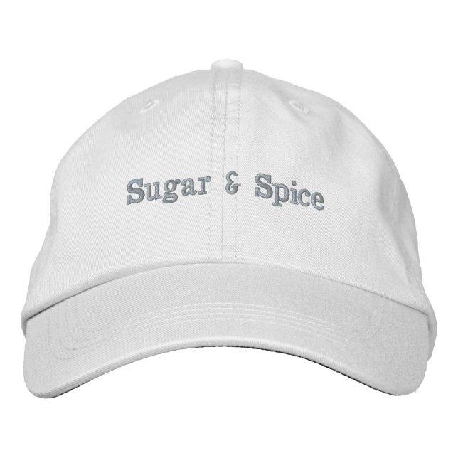 Kuchen-Hut Bestickte Baseballkappe (Vorderseite)