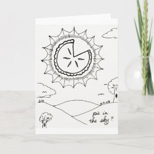 Kuchen in der Sky-Karte Karte