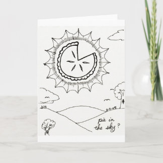 Kuchen in der Sky-Karte Karte