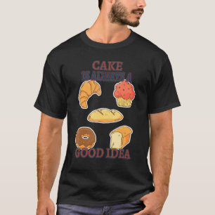 Kuchen ist eine gute Idee, um einen sonnigen sarka T-Shirt