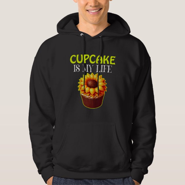 Kuchen ist mein Leben Hoodie (Vorderseite)