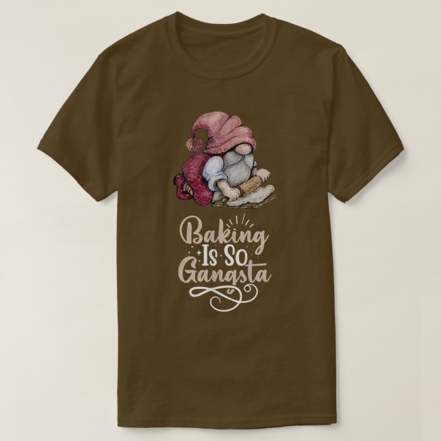 Kuchen ist so Gangsta T-Shirt (Design vorne)