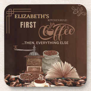 Küchen-Kaffee-Vibes Geschenk für Sie Getränkeuntersetzer