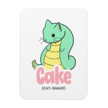 Kuchen (Katze + Schlange) Niedlicher flexibler Auf
