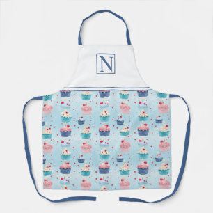 Kuchen, Kerzen und Erdbeeren, nach Kundenwunsch, e Schürze