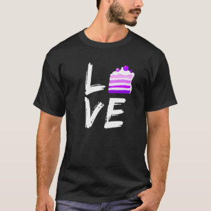 Kuchen Kochen Backen Süßgebäck Liebe T-Shirt