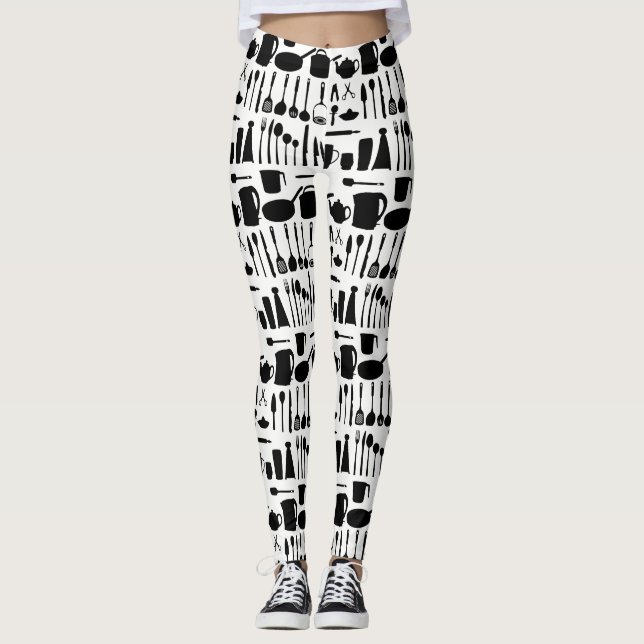 Küchen-Kochs-kulinarische Koch-Geräte Legging Leggings (Vorderseite)