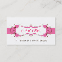 Kuchen, Kuchen, Bäckerei, Business Card