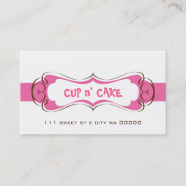Kuchen, Kuchen, Bäckerei, Business Card Visitenkarte