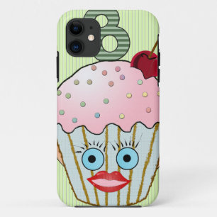 Kuchen-Kuchen-Geburtstags-Muster-Gesichts-Auge Case-Mate iPhone Hülle