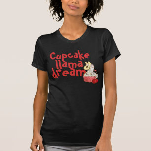 Kuchen-Lama-Pyjama-Spitze T-Shirt