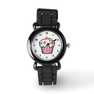 Kuchen-Liebe Armbanduhr