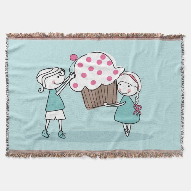 Kuchen-Liebe Decke (Vorderseite)