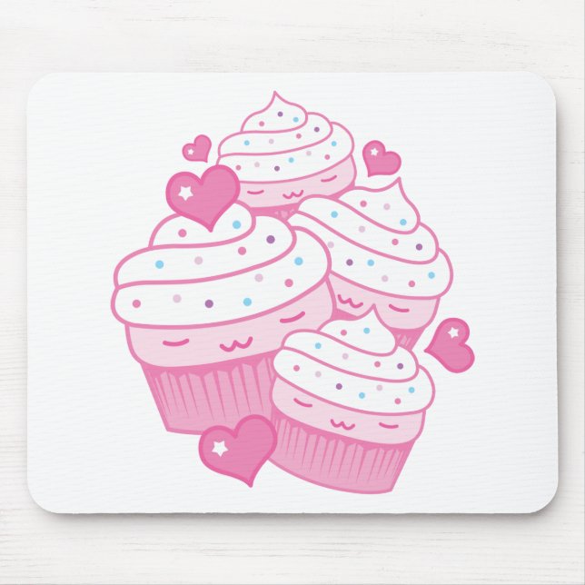 Kuchen-Liebe Mousepad (Vorne)