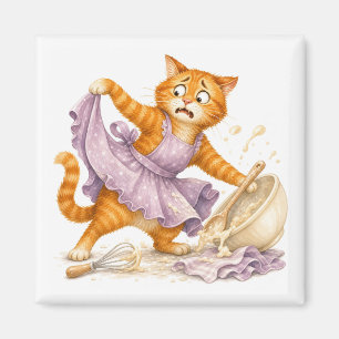 Küchen-Lustiger-Katzen-Magnet Magnet