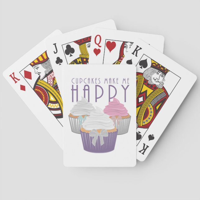 Kuchen machen mich glücklich spielkarten (Rückseite)