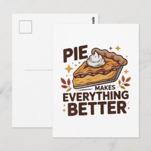 Kuchen macht besser postkarte