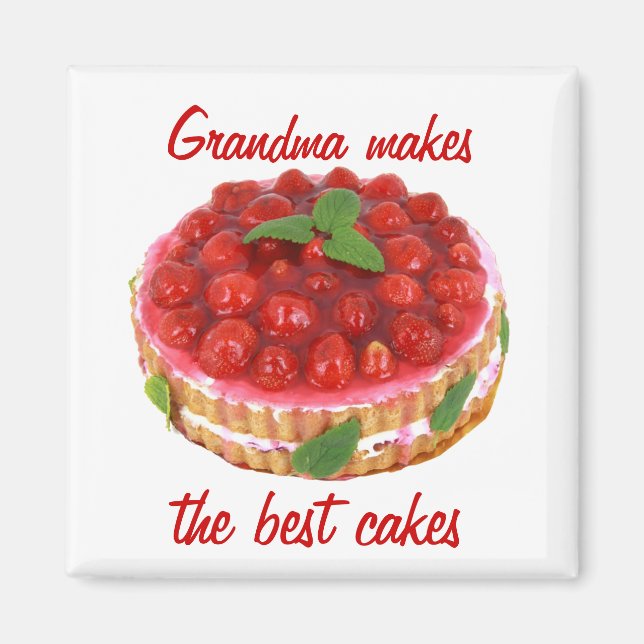 Kuchen Magnet (Vorne)