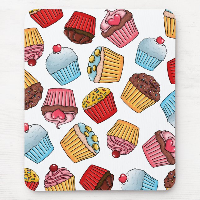 Kuchen-Muster Mousepad (Vorne)