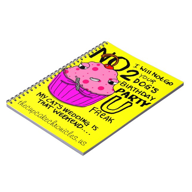 Kuchen-Notizbuch Notizblock (Linke Seite)