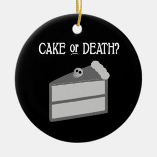 Kuchen oder Tod? Keramikornament