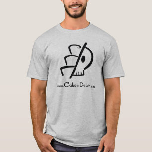 Kuchen-oder Todesikonen-Fronten-nur - Männer wei T-Shirt