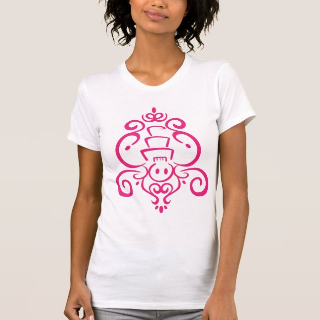 Kuchen oder Todesmotiv - kurzes die Hülsen-T-Shirt T-Shirt (Vorderseite)