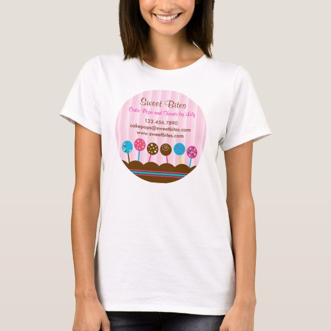 Kuchen-Pop-Bäckerei-T - Shirt (Vorderseite)