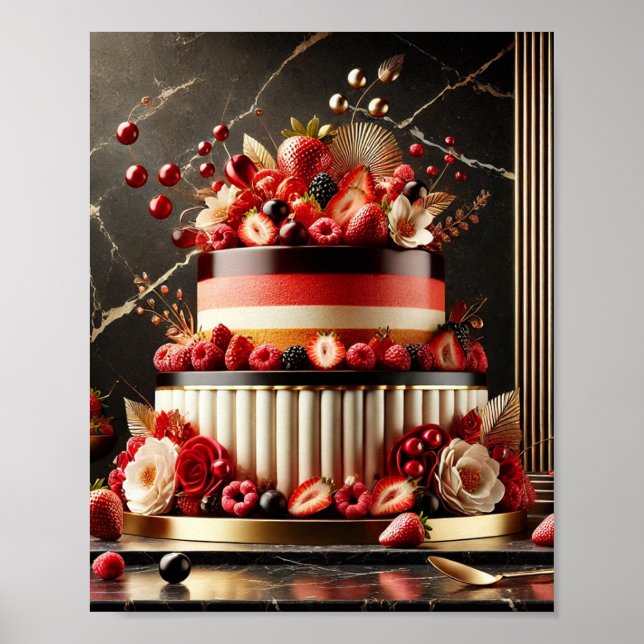 Kuchen Poster (Vorne)