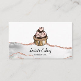 Kuchen & Süßigkeiten Cupcake Zuhause Bäckerei Trop Visitenkarte