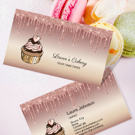 Kuchen & Süßigkeiten Cupcake Zuhause Bäckerei Trop Visitenkarte