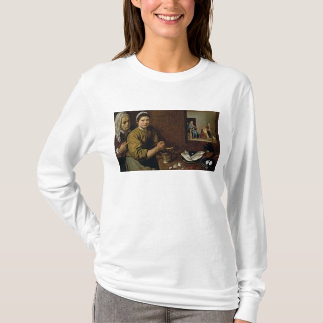 Küchen-Szene T-Shirt (Vorderseite)