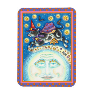 KUCHEN ÜBER DEN MANN AUF DEM MUND, FARBIGER WEISS MAGNET