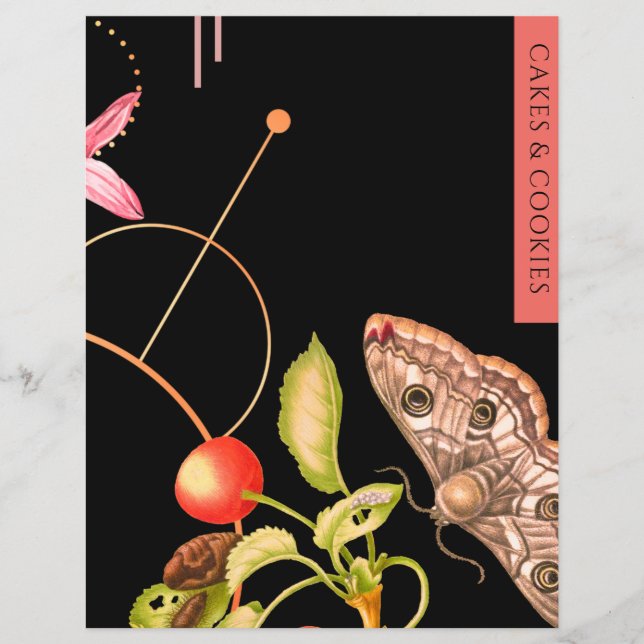 Kuchen und Cookies | Beilage des Rezept | Black Bu (Vorderseite)