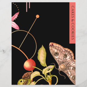 Kuchen und Cookies Beilage des Rezept Black Bu